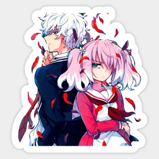 Munou na Nana - Nana Hiiragi and Kyouya Onodera Sticker